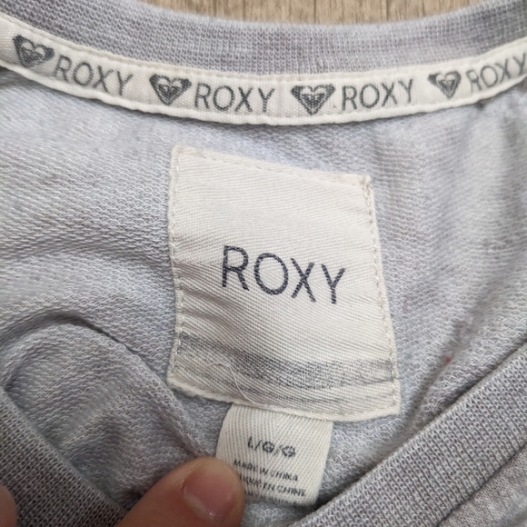 Roxy Gray Sweatshirt Palm Beach - Picture 7 of 7